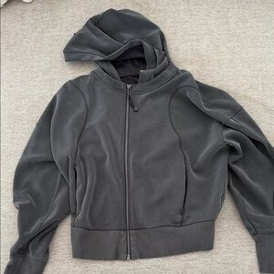 Lululemon Gray Zip-Up Hoodie